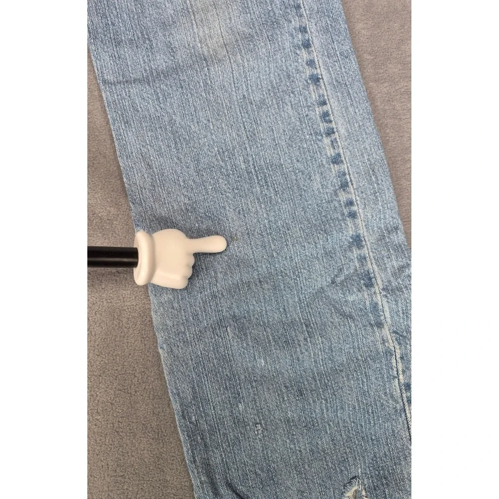 Tommy Hilfiger Mens Vintage Classic Fit Light Wash Straight Leg Jeans 30x32
